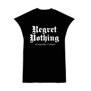 Musculosa Negra Abstinence Oversize